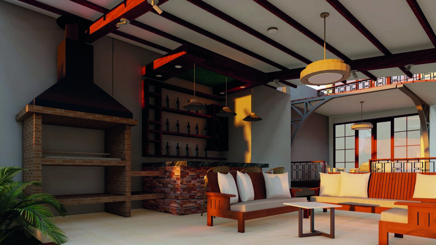 Interior de vivienda diseñada por MGL